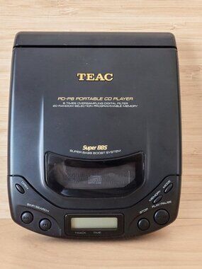 TEAC PD-P8 Portable CD Player Vintage Personal Disc Player Tested Working